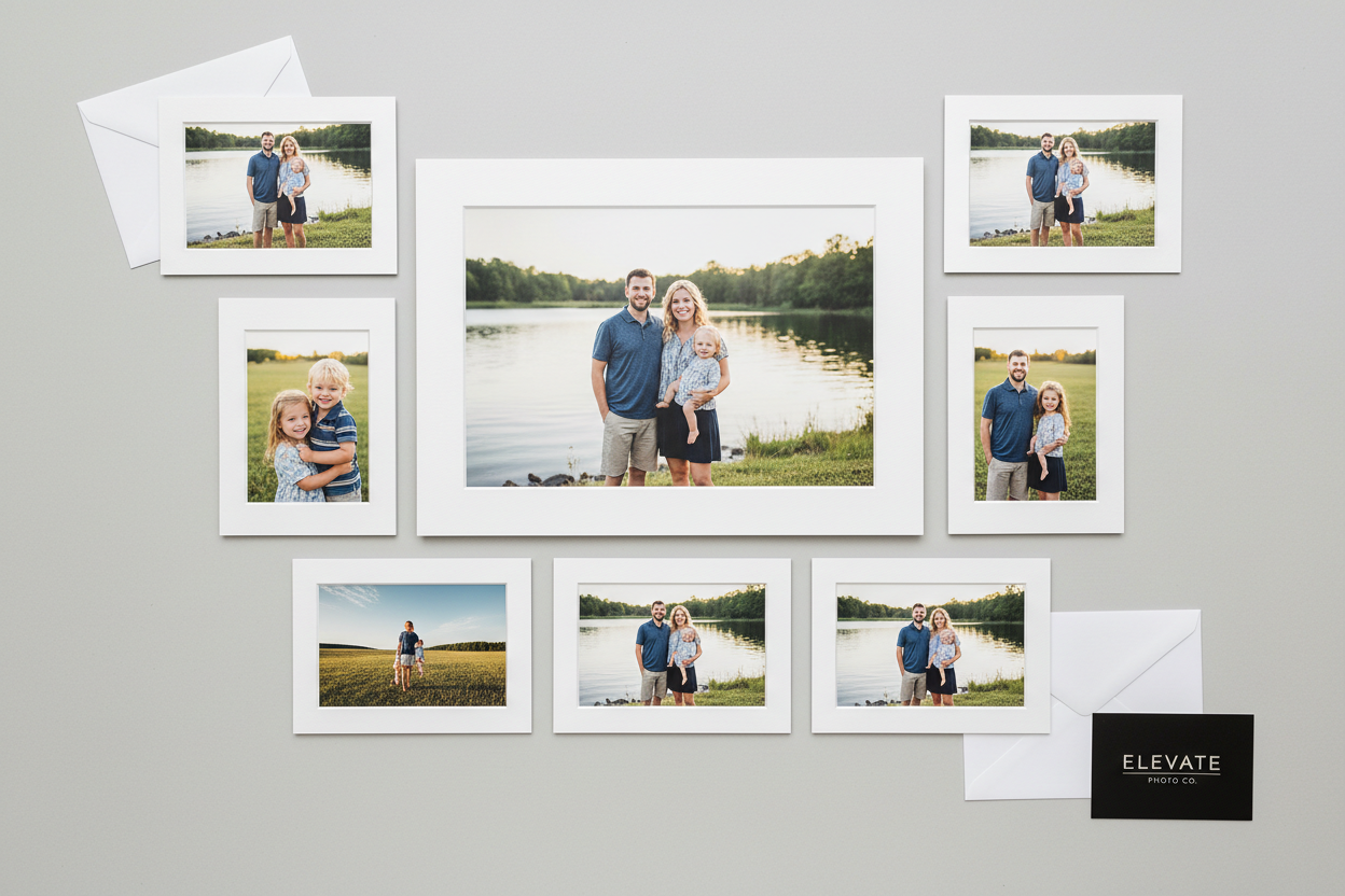 generate a picture print package with an 8x10 some 5x7s and some 4x6s